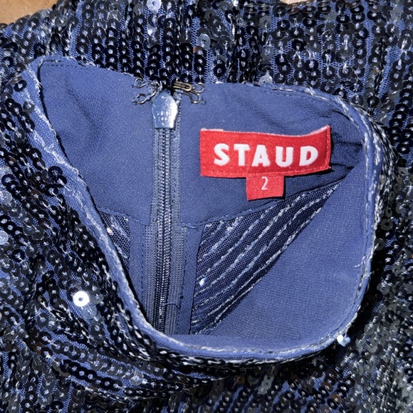 Staud Sequin Liza Mini Dress NWOT - Picture 7 of 15